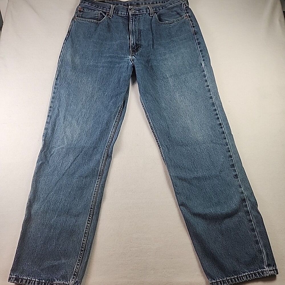 Levis 550 Jeans Mens Size 38 x 34 Straight Relaxed Fit Blue Denim Medium Wash
